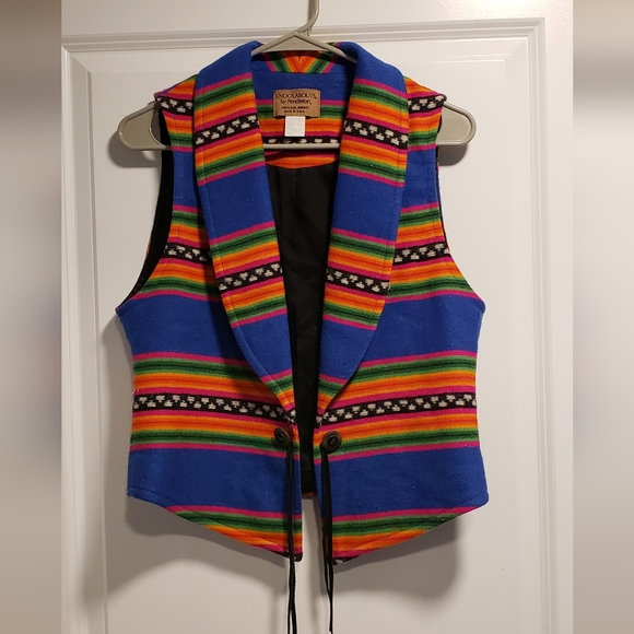 Vintage Pendleton Vest South West Aztec sz Small 1980s 1990s - Picture 1 of 7